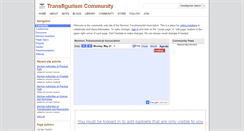 Desktop Screenshot of community.transfigurism.org